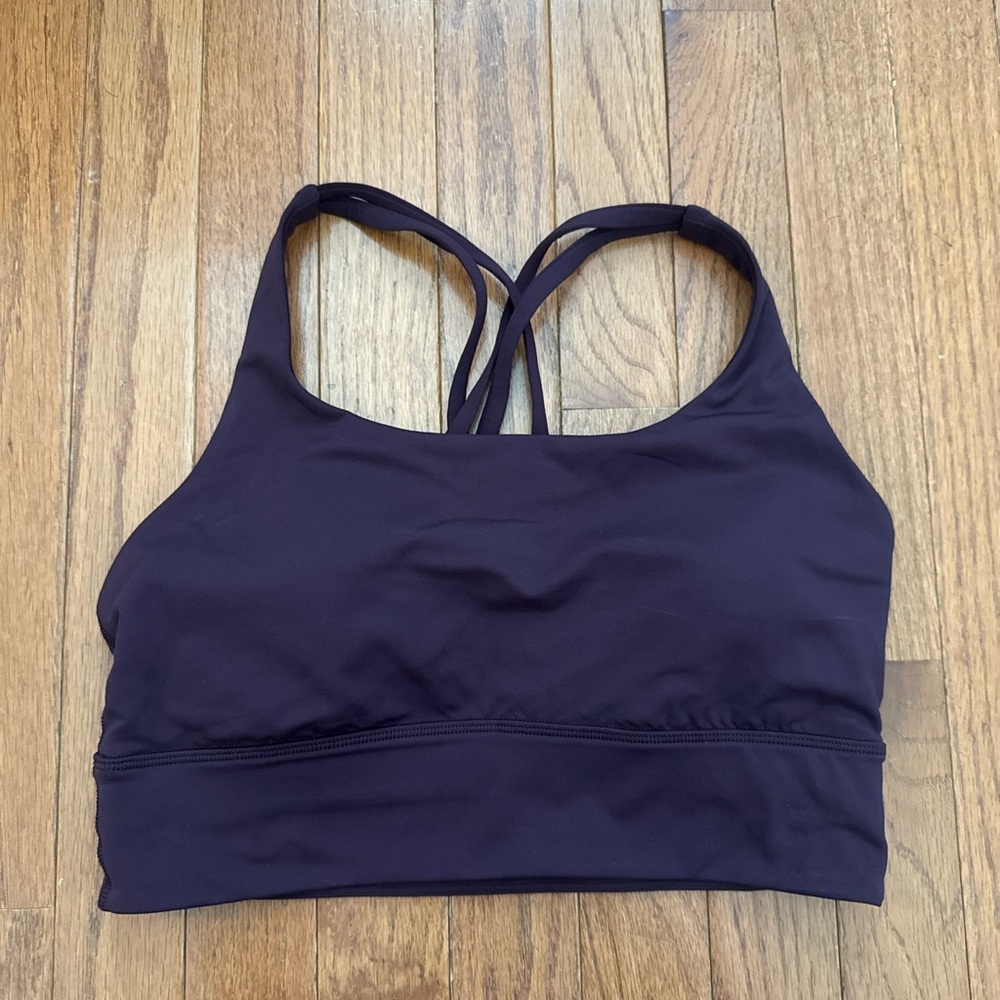 lululemon athletica Strappy Sports Bra in Plum